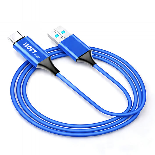 Câble de transfert de données iSOFT IS-007, Interface USB-A - USB-C
