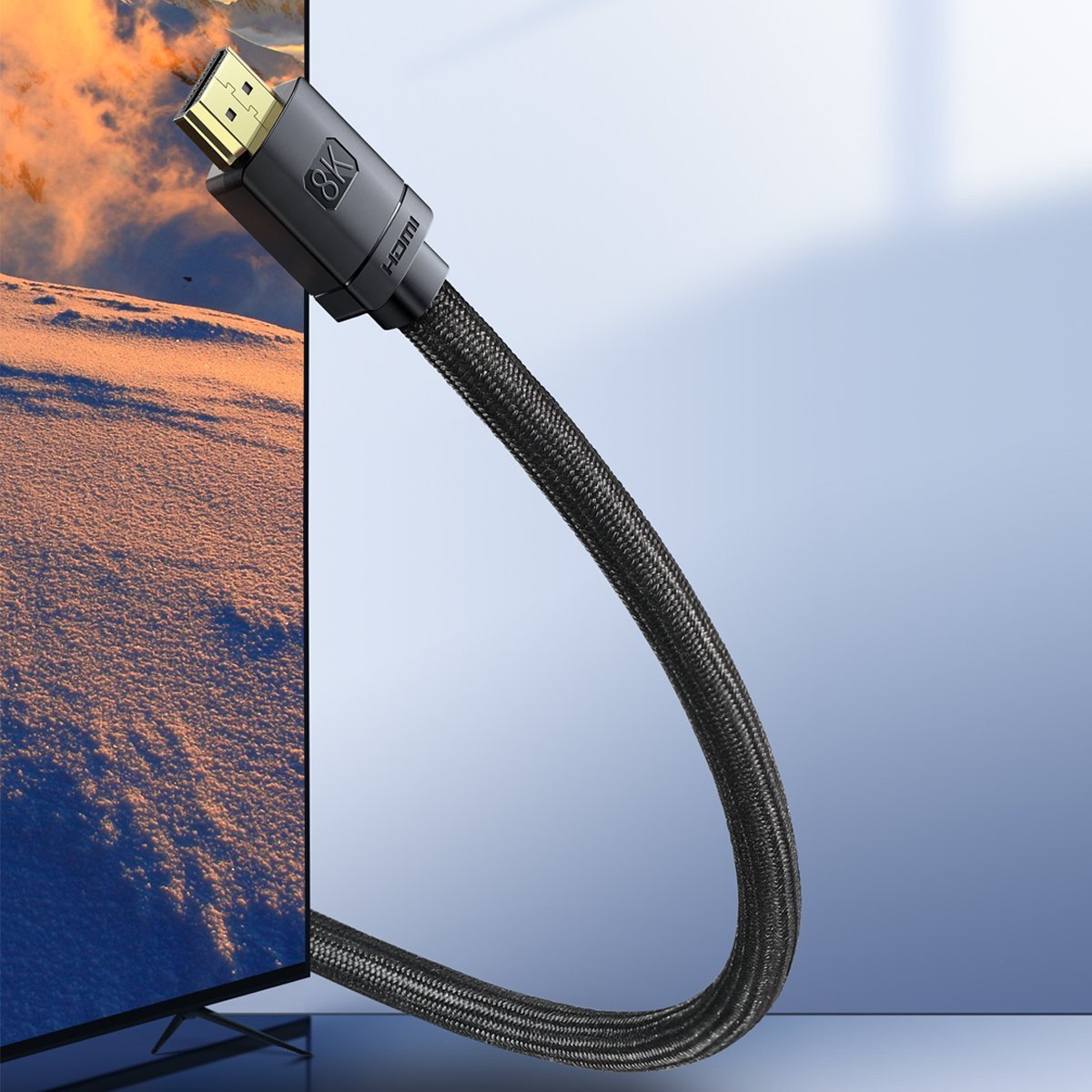 Câble Vidéo Baseus Haute Définition, HDMI - HDMI, 8K, 2m, Noir CAKGQ-K01