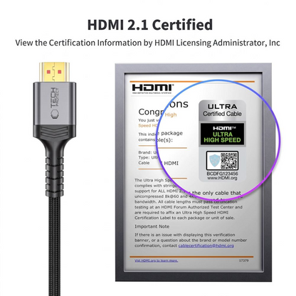 Câble Vidéo Tech-Protect Ultraboost 2, HDMI - HDMI, 8K, 3m, Noir