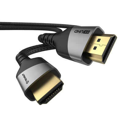 Câble vidéo Techsuit NexusVision Pro CX3, HDMI - HDMI, 8K, 2m, Gris