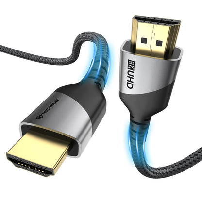 Câble vidéo Techsuit NexusVision Pro CX3, HDMI - HDMI, 8K, 2m, Gris