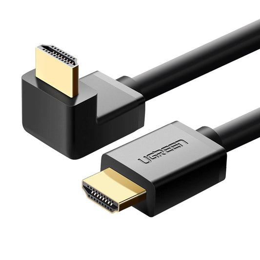 Câble vidéo UGREEN coudé, HDMI - HDMI, 4K, 2m, noir HD103