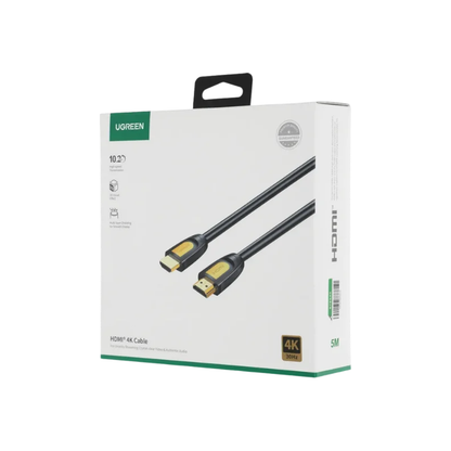 Câble Vidéo UGREEN HD101, HDMI - HDMI, 4K, 5m, Noir