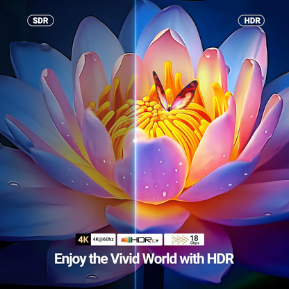 Câble Vidéo UGREEN HD118, HDMI - HDMI, 4K, 1.5m, Noir