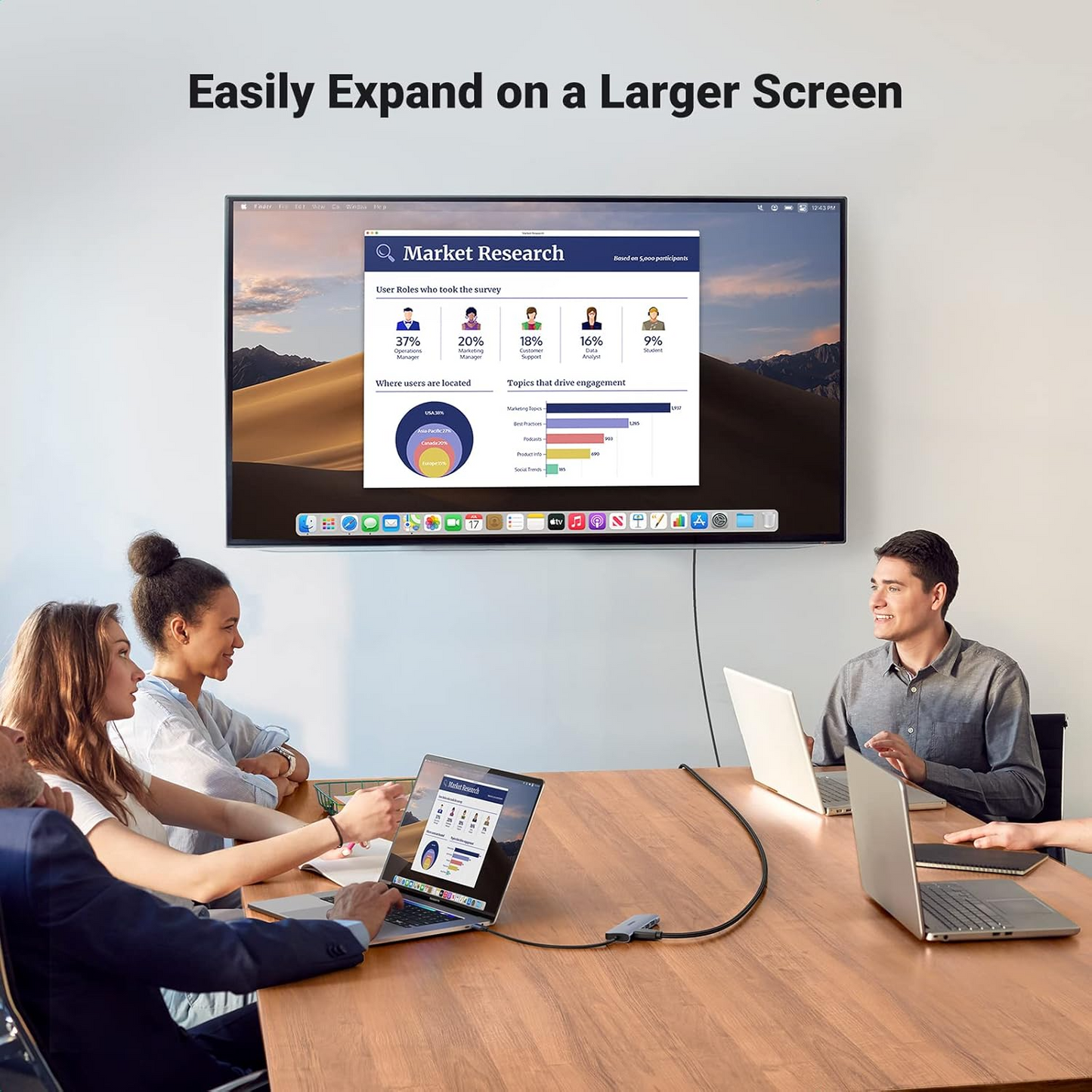 Câble Vidéo UGREEN HD118, HDMI - HDMI, 4K, 1.5m, Noir