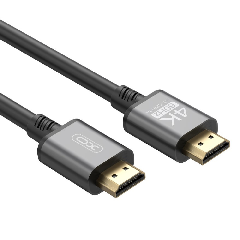 Câble Vidéo XO Design GB017B, HDMI - HDMI, 4K, 5m, Noir