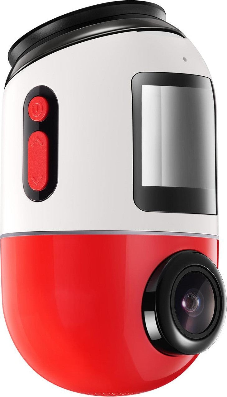 70mai Dash Cam Omni 360 X200, 1080P, 128Go, Wi-Fi, GPS, AI, contrôle vocal, écran 1.2inch, Rosie X200-128-RED