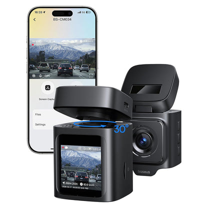 Caméra Auto Baseus PrimeTrip VD1, 3K, Wi-Fi, GPS, Affichage 1.54 pouces C10669000123-00