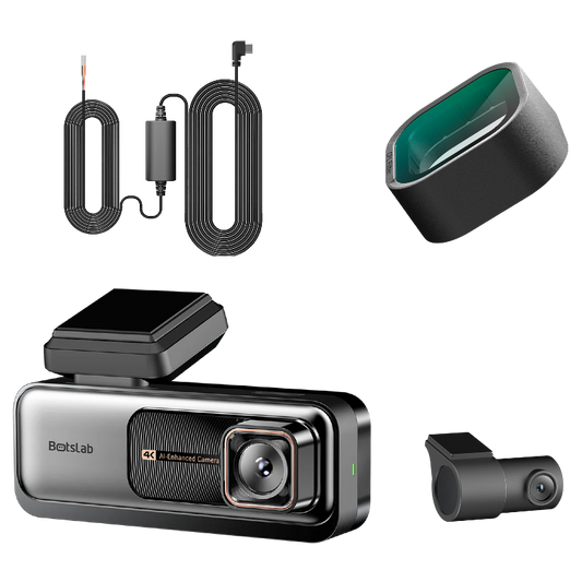 Caméra Auto Avant Arrière Botslab G980H Pro, 4K, Wi-Fi, GPS, Écran 2,45 pouces