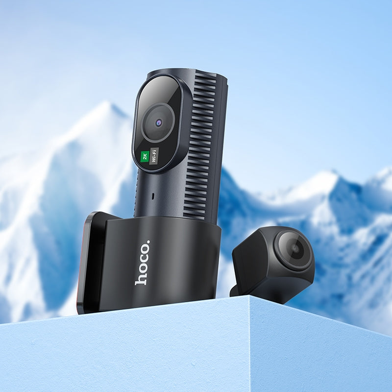 Caméra Auto Avant Arrière HOCO DV8, 2K, Écran 1,47 pouces