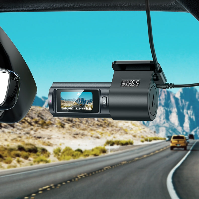 Caméra Auto Avant Arrière HOCO DV8, 2K, Écran 1,47 pouces