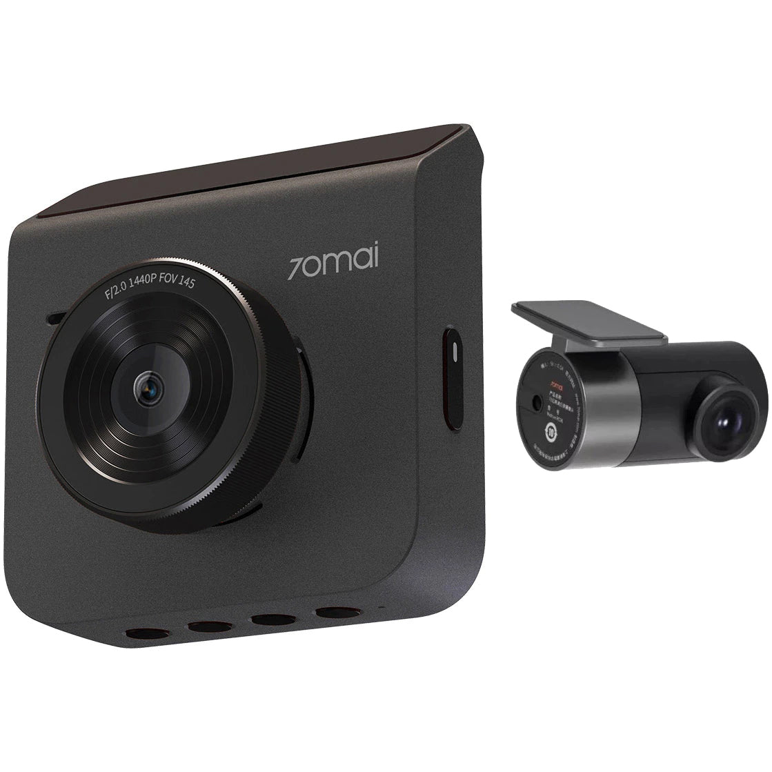 Car Front Back 70mai Dash Cam A400, 2K, Wi-Fi, 2inch Display