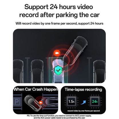 Caméra Auto Yesido KM22, 1080P, Wi-Fi, Noir