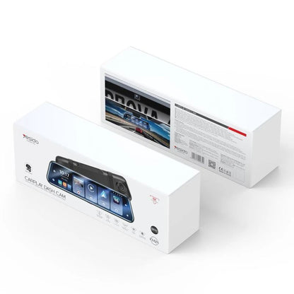 Caméra Auto Yesido KM24 avec Carplay / Android Auto, 4K, Affichage 9.66 pouces