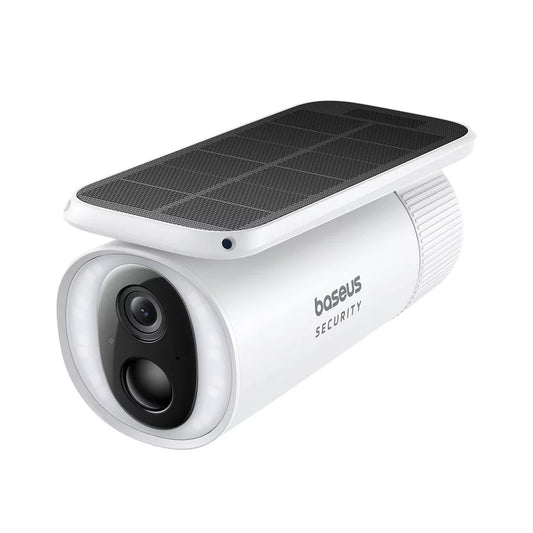 Caméra de Surveillance Baseus Solar S1, Wi-Fi, 2K, IP67, Panneau Solaire, Extérieur S0SW002130