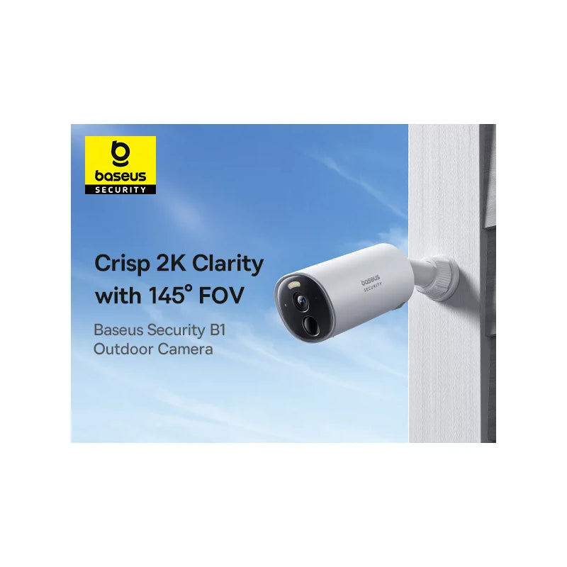Caméra de Surveillance Baseus B1, Wi-Fi, 2K, IP67, Extérieur S0SV002130