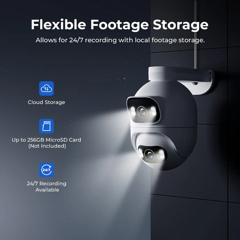 Caméra de Surveillance iMILAB EC6 Dual, Wi-Fi, 3K, IP66, Extérieur CMSXJ68A