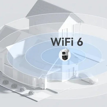 Caméra de Surveillance Imou Cruiser Dual 2 Pro, Wi-Fi, 2.5K + 2.5K, IP65, Extérieur, Blanche IPC-S7XFP-8U0WED