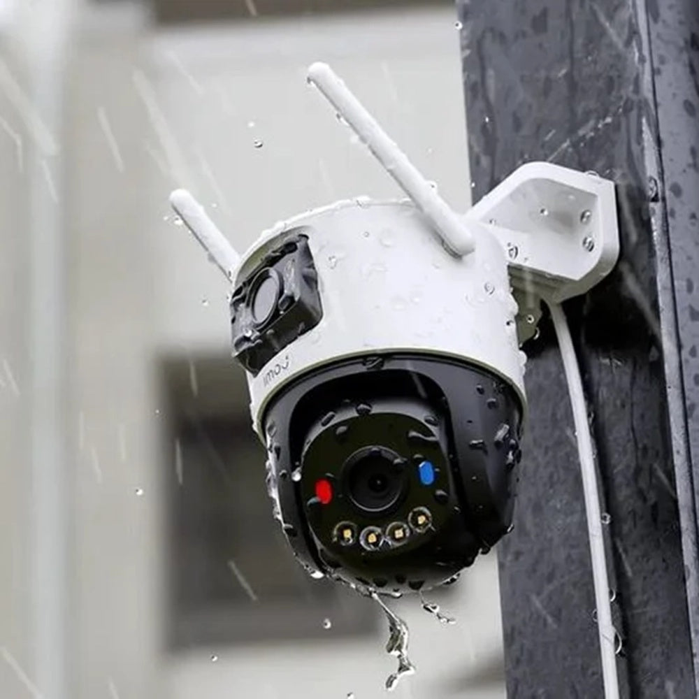 Caméra de Surveillance Imou Cruiser Dual 2 Pro, Wi-Fi, 2.5K + 2.5K, IP65, Extérieur, Blanche IPC-S7XFP-8U0WED