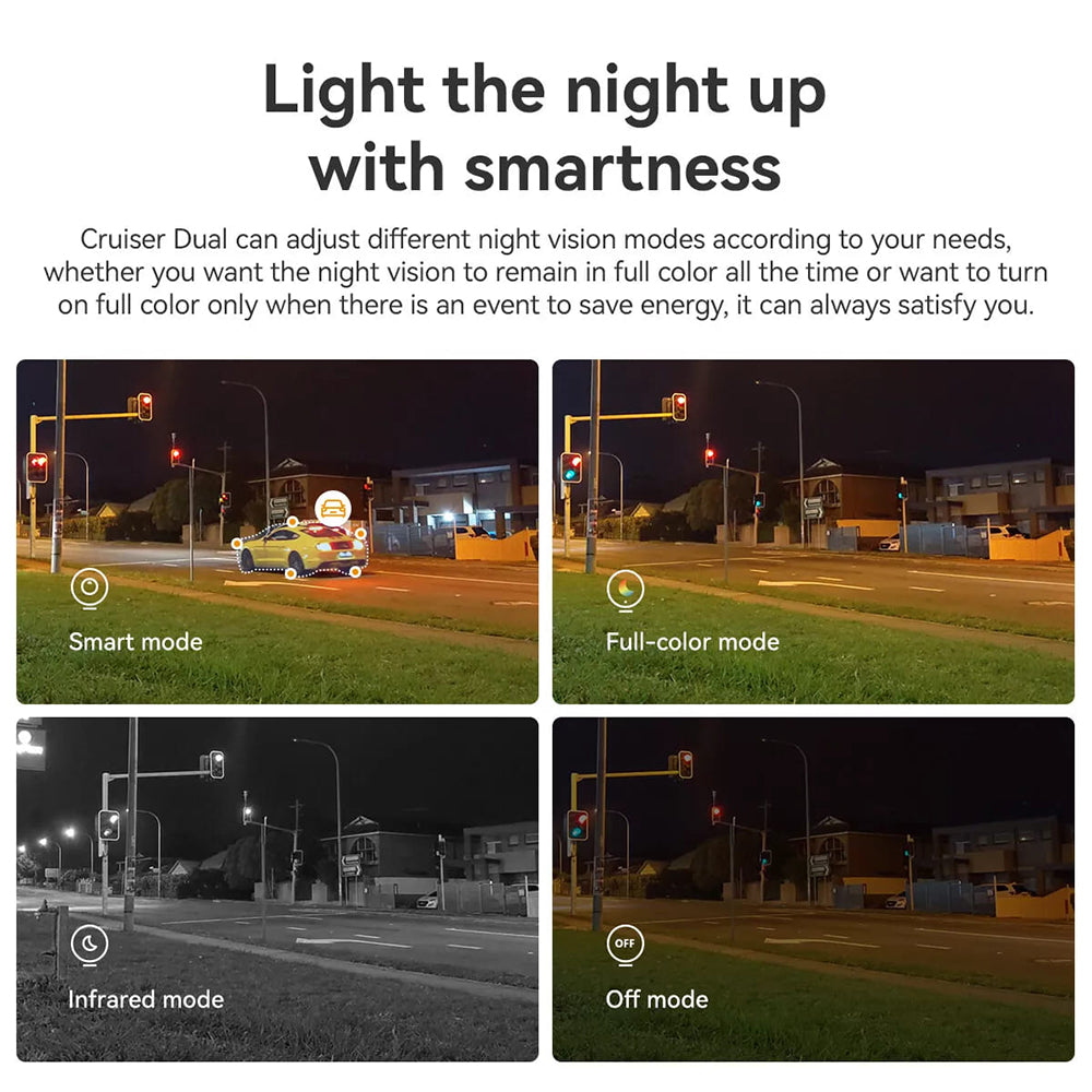 Caméra de Surveillance Imou Cruiser Dual, Wi-Fi, 2.8K + 2.8K, IP66, Extérieur, Blanche IPC-S7XP-10M0WED-0360B