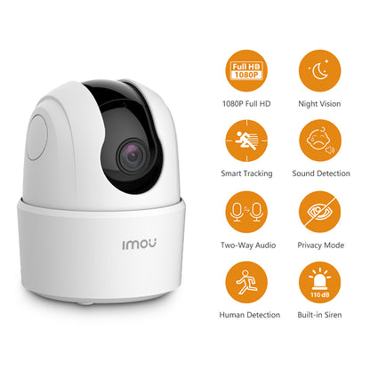 Imou Ranger 2C Surveillance Camera, Wi-Fi, 3K, Indoor IPC-K2ECP-5H2W