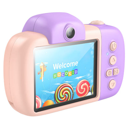 Caméra Numérique HOCO DV201 Kids, 1080P, 2MP, Rose