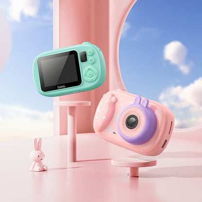 Appareil Photo Numérique HOCO DV205 Kids, 720P, 1MP, Bleu