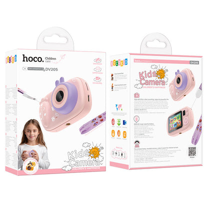 Caméra Numérique HOCO DV205 Kids, 720P, 1MP, Rose