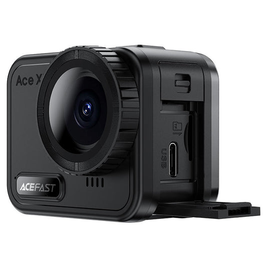 Caméra Sport Acefast X1, 4K, Wi-Fi, Noire