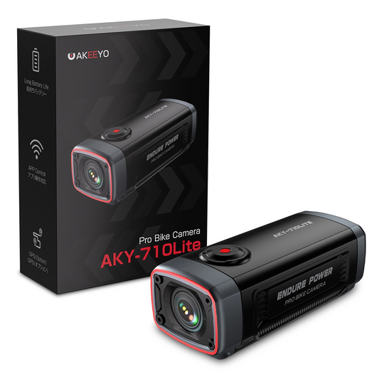 Caméra Sport Akeeyo 710 Lite pour Vélo / Moto, 2K, Wi-Fi, Noire