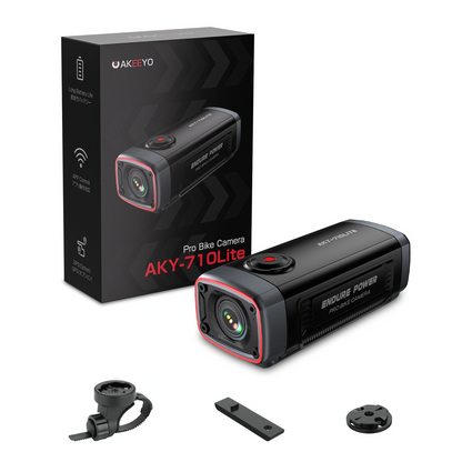 Akeeyo 710 Lite Sports Camera for Bicycle / Motorcycle, 2K, Wi-Fi, Black