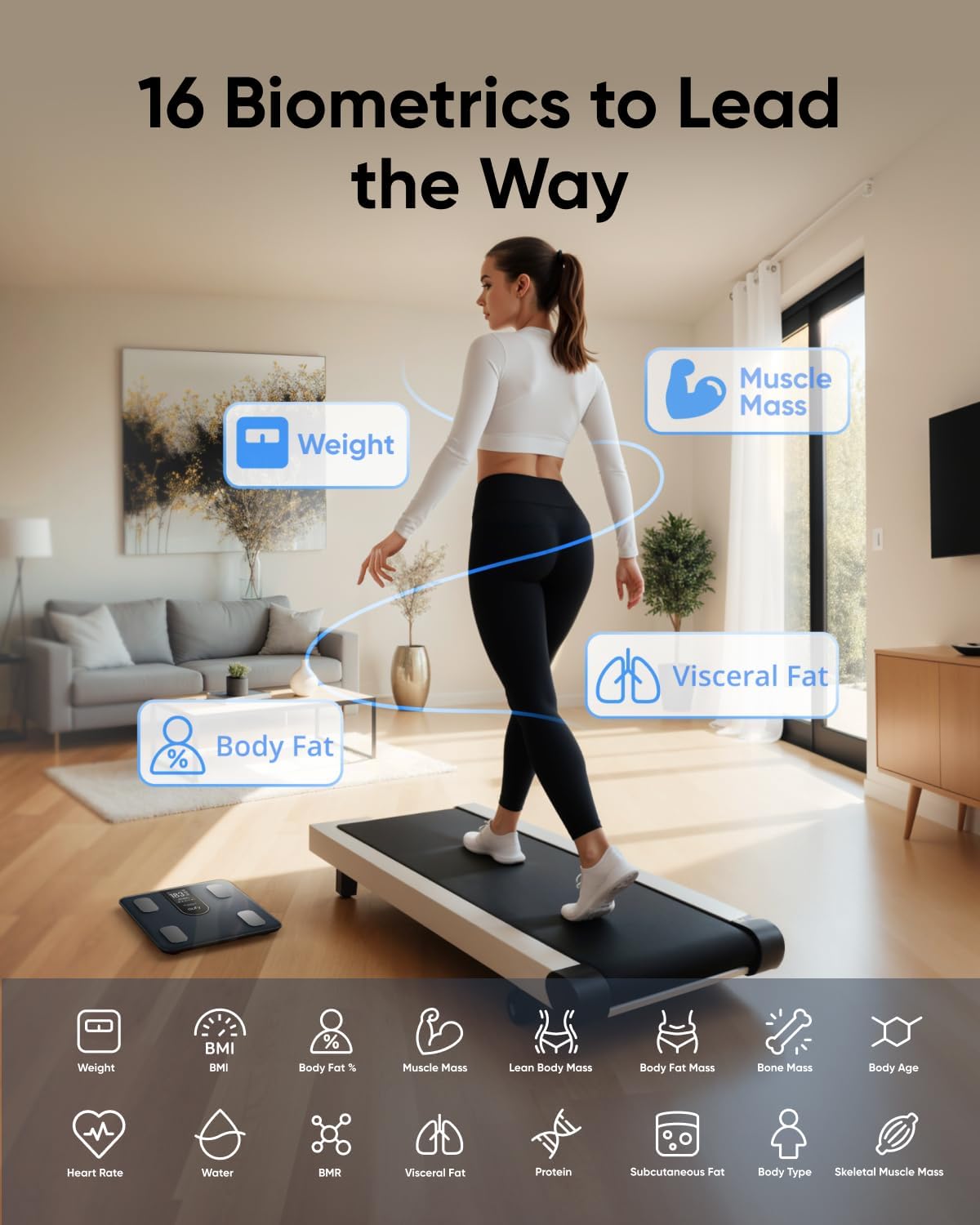 Balance numérique Eufy Smart Scale C20, Noir T9130011