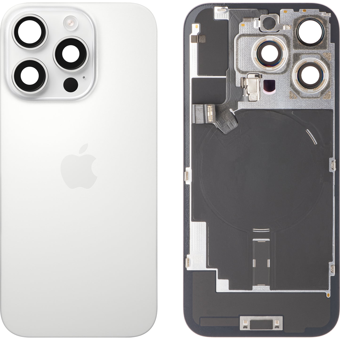 Coque Batterie Apple iPhone 16 Pro, Blanc (Titanium Blanc), Échange