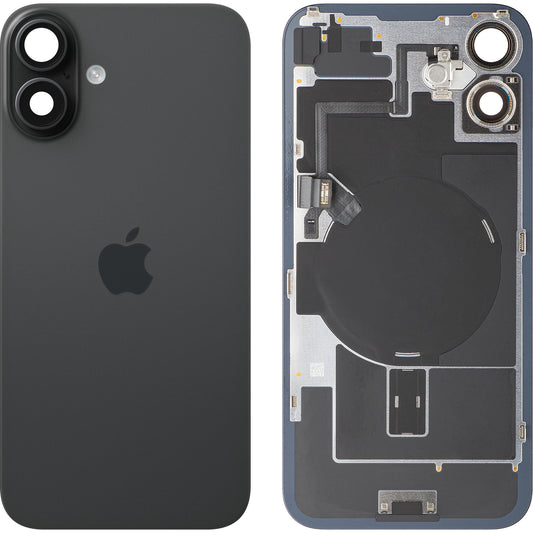 Apple iPhone 16 Plus Battery Cover, Black, Swap