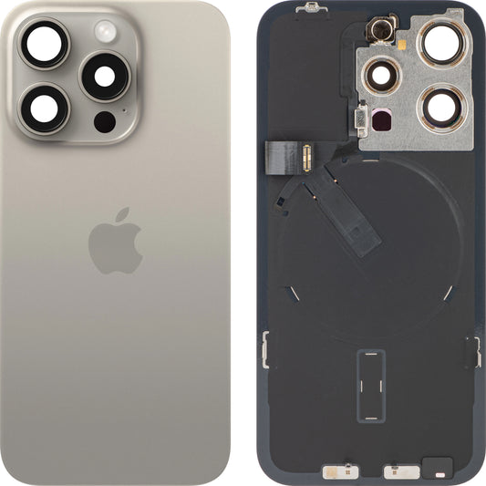 Coque Batterie Apple iPhone 15 Pro, Beige (Titane Naturel), Échange