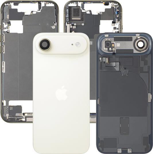Coque Batterie Apple iPhone 17 Air, Avec Châssis Central, Pièces Complètes, Or Clair (Light Gold), Échange Premium