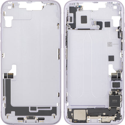 Capot de batterie Apple iPhone 14 Plus, avec coque centrale, pièces complètes, Violet, Échange