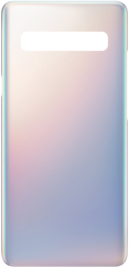 Cache Batterie compatible avec Samsung Galaxy S10 5G G977, Argent