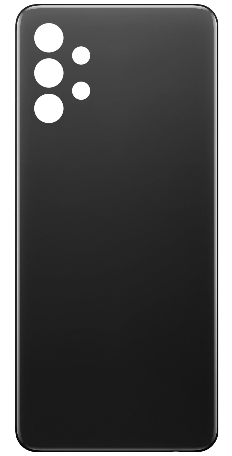 Cache Batterie compatible avec Samsung Galaxy A32 A325, Noir