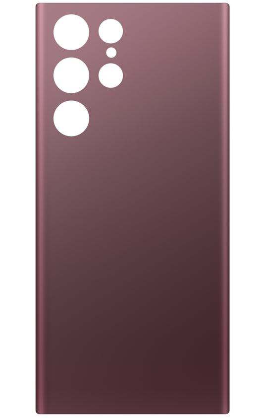 Cache Batterie compatible avec Samsung Galaxy S22 Ultra 5G S908, Bordeaux