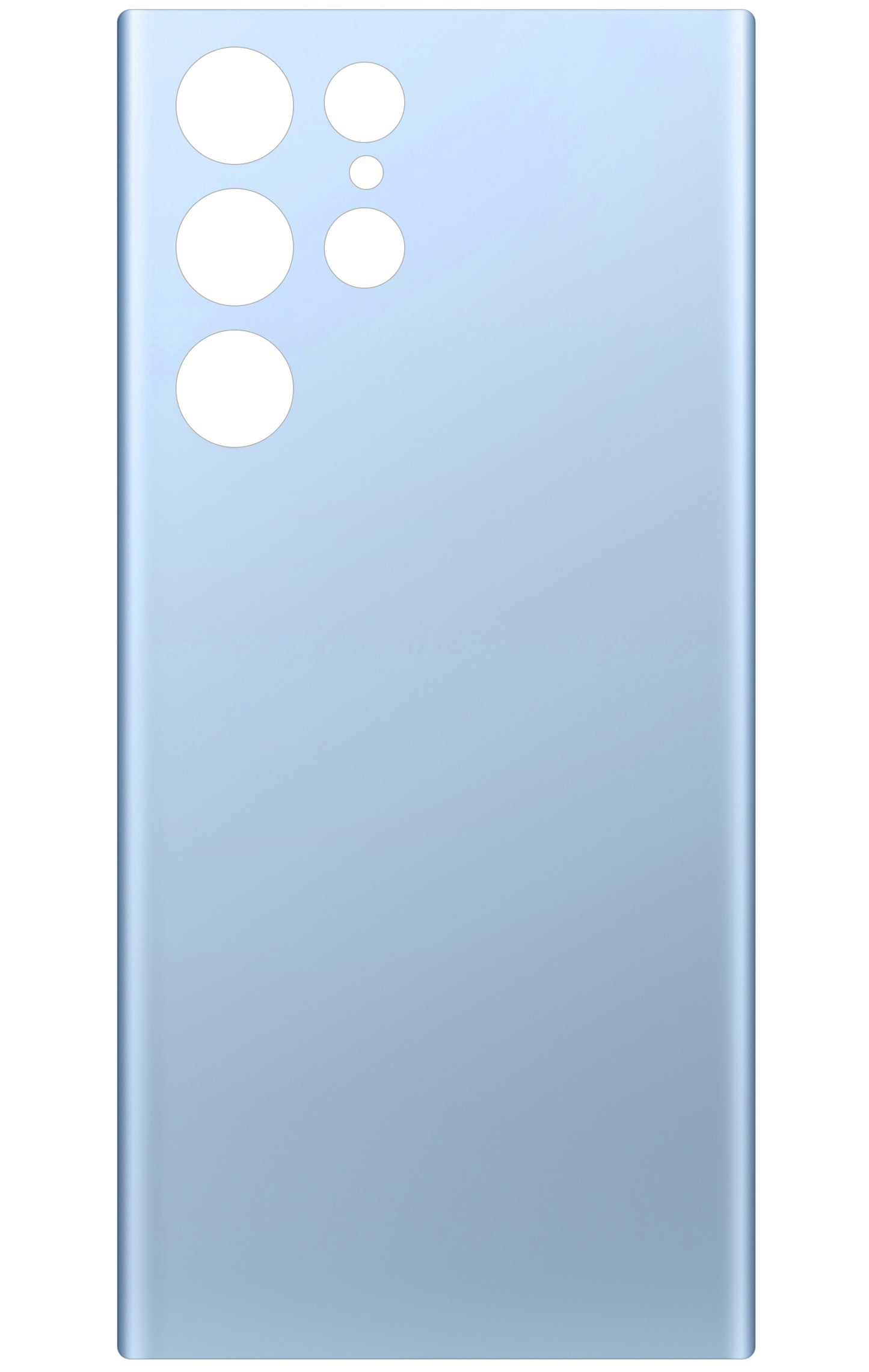 Couvercle de batterie compatible avec Samsung Galaxy S22 Ultra 5G S908, Bleu