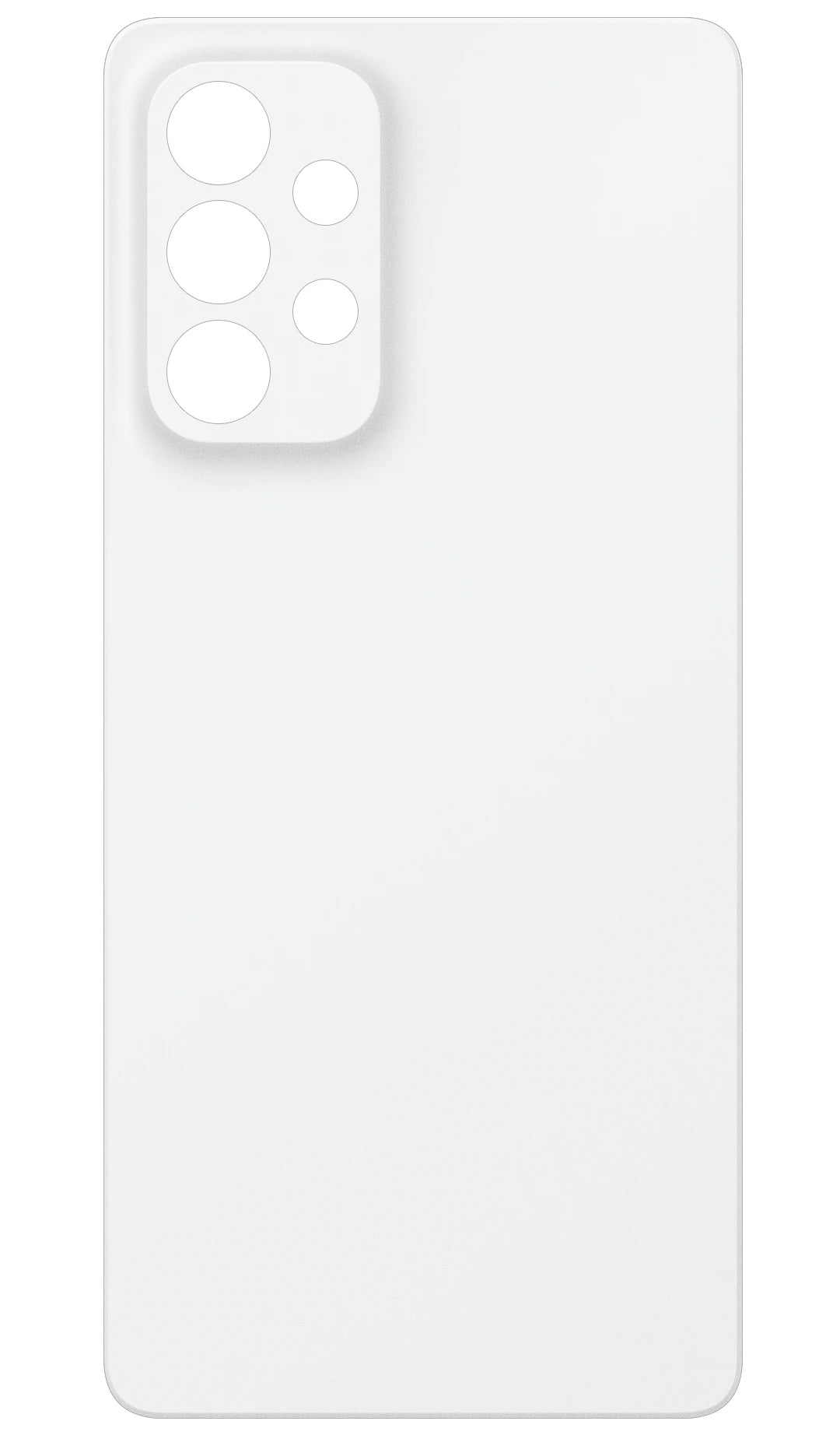 Couvercle de batterie compatible avec Samsung Galaxy A53 5G A536, Blanc