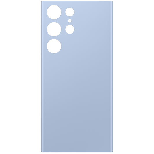 Couvercle de batterie compatible avec Samsung Galaxy S23 Ultra S918, Bleu