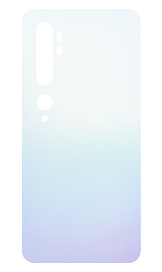 Cache Batterie compatible avec Xiaomi Mi Note 10, Blanc