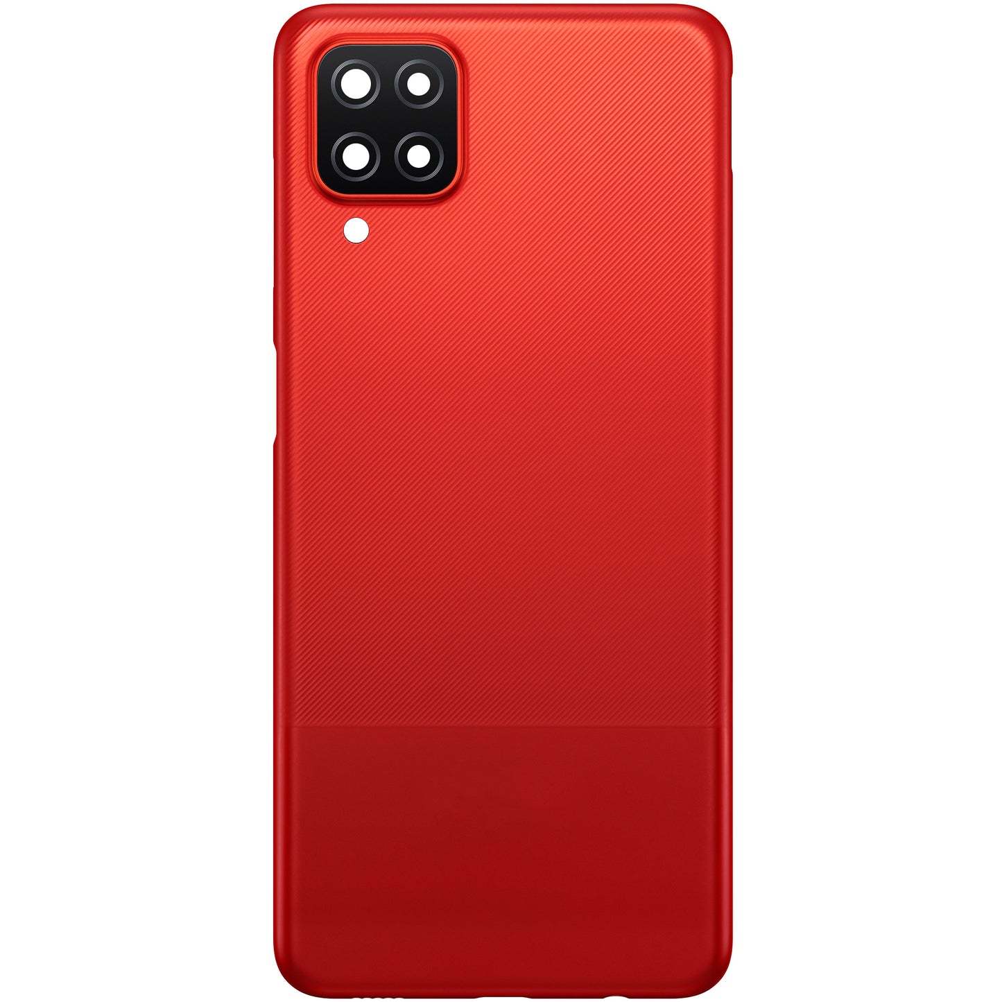 Cache batterie compatible avec Samsung Galaxy A12 Nacho A127 / A12 A125, Rouge