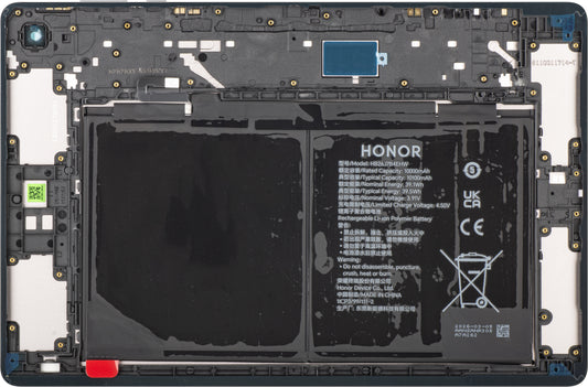 Cache Batterie avec Accumulateur Honor Pad X8b, Version LTE, Gris (Space Gray), Service Pack 0235ASTW