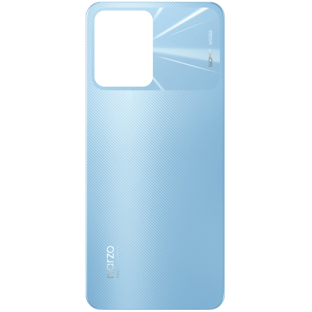 Couvercle de batterie Realme Narzo 50A Prime, bleu, Service Pack 3204176 