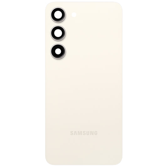 Couvercle de Batterie Samsung Galaxy S23 S911, Crème, Service Pack GH82-30393B