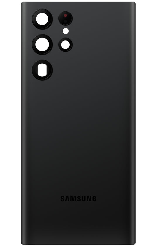 Étui pour batterie Samsung Galaxy S22 Ultra 5G S908, noir (noir fantôme), Service Pack GH82-27457A