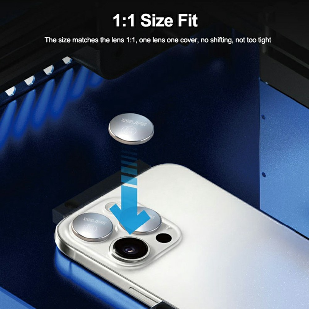 Capuchon de Protection pour Objectif de Caméra Téléphone Relife TX6 pour Apple iPhone 8 - 17 Series